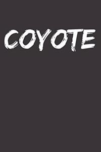 COYOTE Notebook Journal