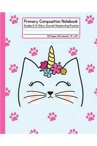 Primary Composition Notebook - Caticorn