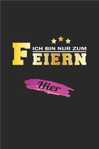 Ich bin nur zum Feiern hier