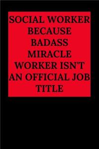 Social Worker Because Badass Miracle Worker Isn't an Official Job Title