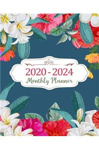 2020-2024 Monthly Planner