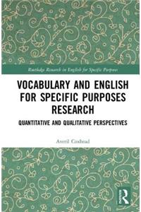 Vocabulary and English for Specific Purposes Research