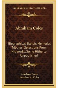 Abraham Coles