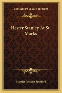 Hester Stanley at St. Marks