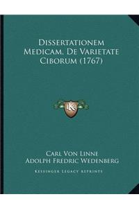 Dissertationem Medicam, De Varietate Ciborum (1767)