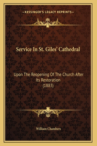 Service In St. Giles' Cathedral
