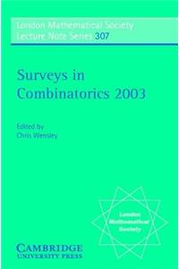 Surveys in Combinatorics 2003