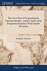 THE GREAT DUTY OF FREQUENTING THE CHRIST