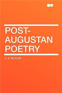 Post-Augustan Poetry