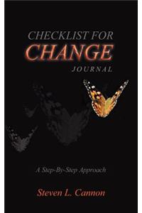 Checklist for Change Journal
