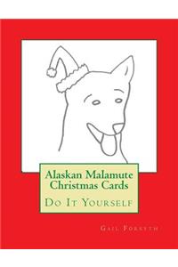 Alaskan Malamute Christmas Cards