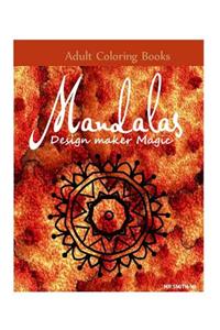Adult Coloring Books Mandala Design Maker Magic
