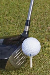 Golf Ball with Tee Journal