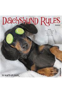 Dachshund Rules 2020 Wall Calendar (Dog Breed Calendar)