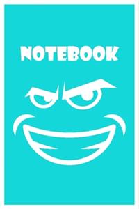 Sky Bleu Evil Smiling Notebook Gift