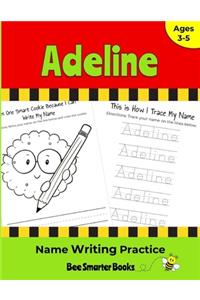 Adeline Name Writing Practice