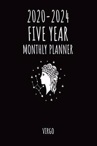 Virgo 2020 - 2024 Five Year Monthly Planner