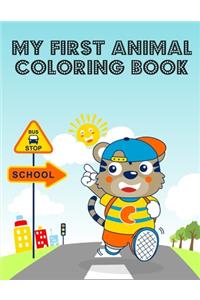 My First Animal Coloring Book