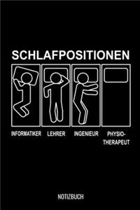 Schlafpositionen Physiotherapeut