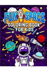 Fun Space Coloring Book For Kids