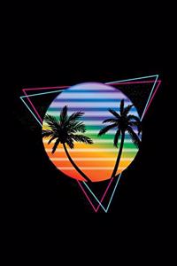 Retrowave Synthwave Palm Sunset