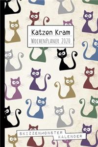 Katzen Kram WochenPlaner 2020