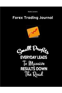 Small Profits Everyday Leads To Massive Results Down The Road - Forex Trading Journal