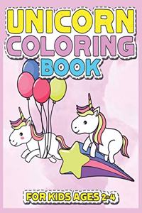 Unicorn Coloring Book for Kids Ages 2-4