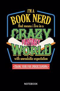Im A Book Nerd Notebook