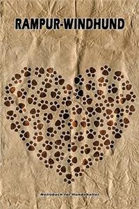 Rampur-Windhund Notizbuch für Hundehalter