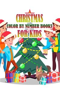 Christmas Color by Number Books for Kids