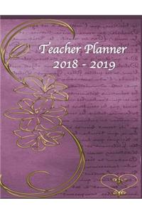 Teacher Planner 2018 - 2019