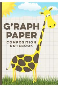 Graph Paper Composition Notebook