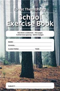 Forest Theme Ruled School Exercise Book