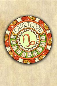 Capricorn: Zodiac Astrology Symbol Star Sign Gift Journal