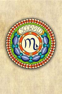 Scorpio: Zodiac Astrology Symbol Star Sign Gift Journal