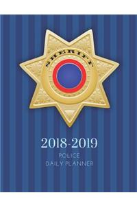2018 2019 Sheriff 15 Months Daily Planner