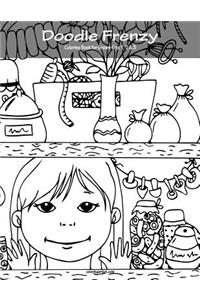 Doodle Frenzy Coloring Book for Grown-Ups 1, 2 & 3