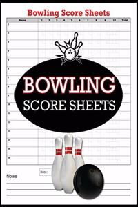 Bowling Score Sheets