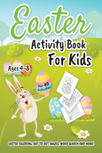 Easter Activity Book for Kids ages 4-8