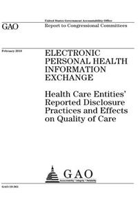 Electronic personal health information exchange