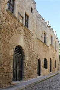 A Narrow Stone Paved Alley in Rhodes, Greece Journal