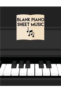 Blank Piano Sheet Music