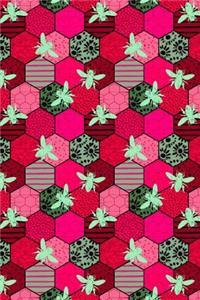 Bullet Journal Notebook Honey Bees Pattern 5