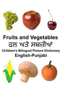 English-Punjabi Fruits and Vegetables Children's Bilingual Picture Dictionary