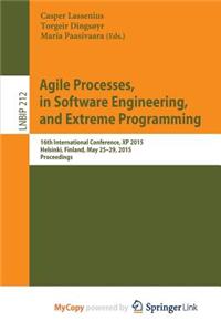 Agile Processes in Software Engineering and Extreme Programming