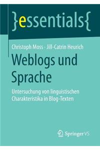 Weblogs Und Sprache