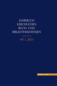 Jahrbuch Kirchliches Buch- Und Bibliothekswesen