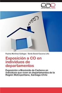 Exposición a CO en individuos de departamentos