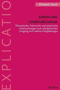 Kanon Und Literaturstudium